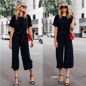 Everlane Jumpsuit Sz 0 Cropped Japanese Go Weave